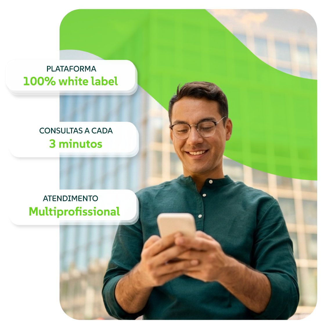 Homem usando celular